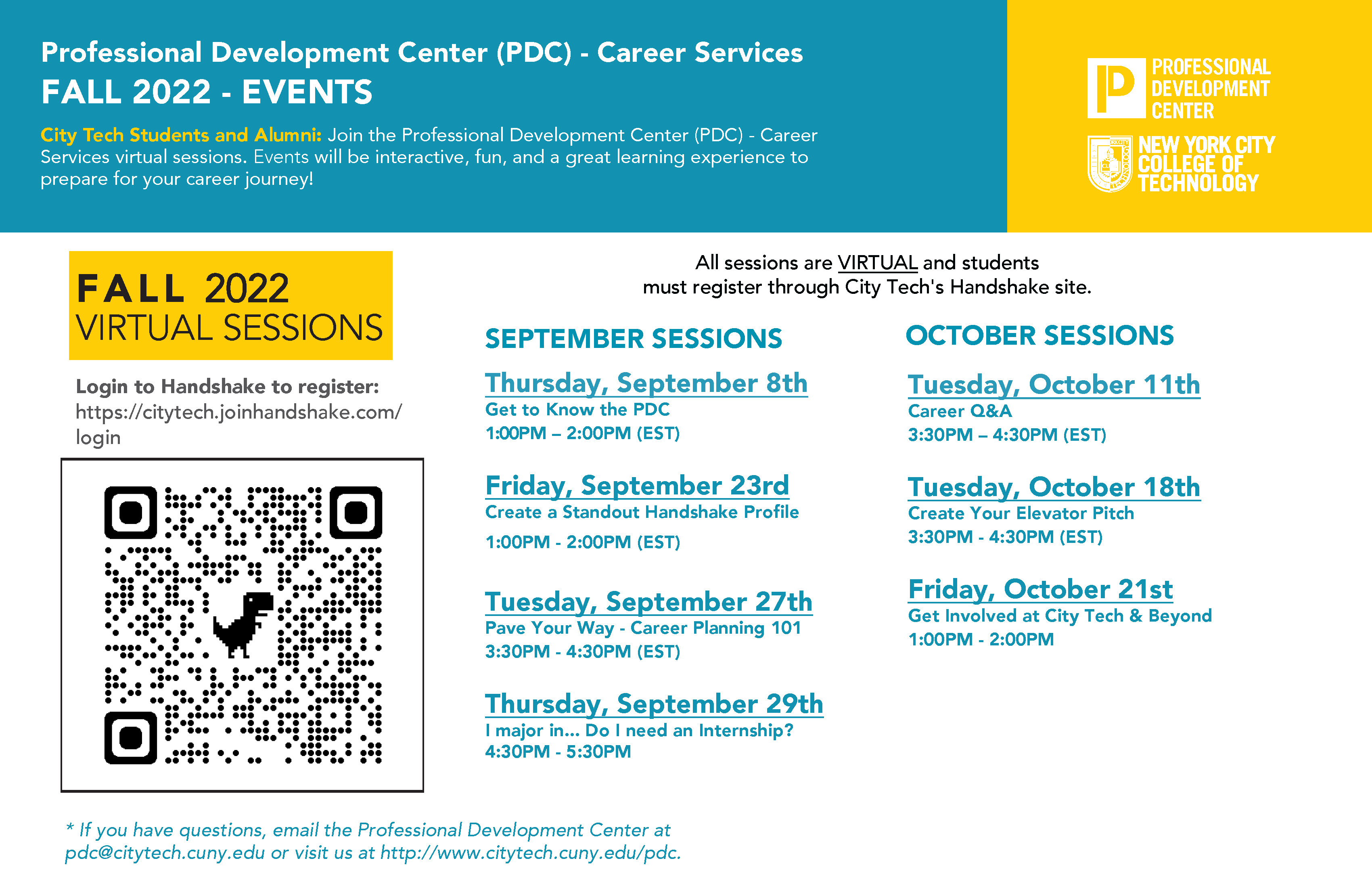 PDC Fall 2022 Events